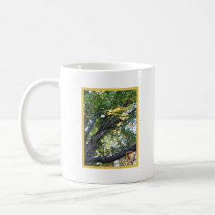 Mug Lumière du soleil sur la boue Feuille