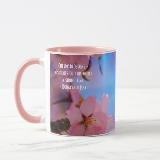 Mug Lumière Du Soleil Sur Les Fleurs Sakura (Gauche)