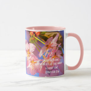 Mug Lumière Du Soleil Sur Les Fleurs Sakura