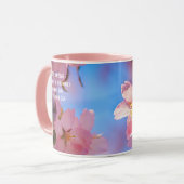 Mug Lumière Du Soleil Sur Les Fleurs Sakura (Devant gauche)