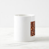 Mug Lumière et grains de café foncés de rôti - blanc (Centre)