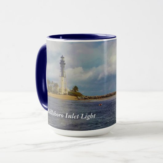 Mug Lumière Hillsboro Inlet Personnalisée (Devant gauche)