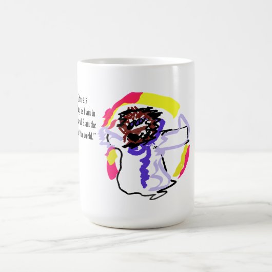 Mug lumière monde jésus (Centre)