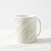 Mug Lumière noble texturée beige et blanc (Devant droit)