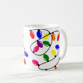 Mug Lumières à carreaux (Devant droit)