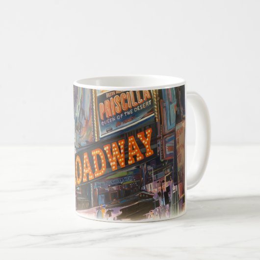 Mug Lumières Broadway Neon (Devant droit)