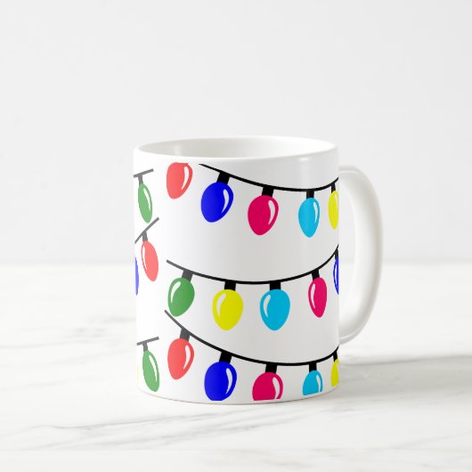 Mug Lumières de Noël (Devant droit)