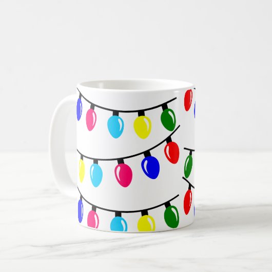 Mug Lumières de Noël (Devant gauche)