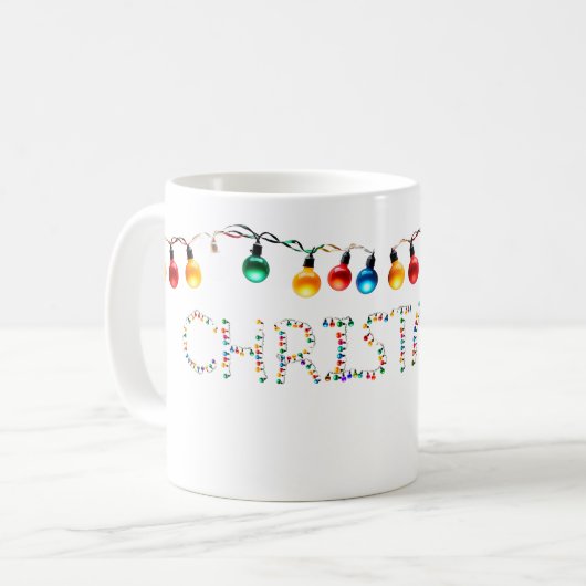 Mug Lumières de Noël (Devant gauche)