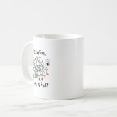 Mug Lumières de Noël amusantes C'est bien Je vais bien (Devant gauche)