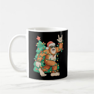 Mug Lumières de Noël Bigfoot Sasquatch Arbre de Noël S