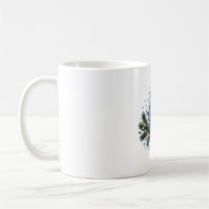 Mug Lumières de Noël de la Chouette Blanche Art d'Hive