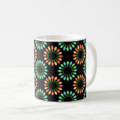 Mug Lumières de Noël en cercles colorés Motif (Devant droit)
