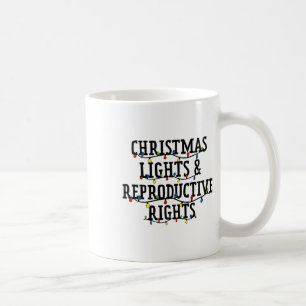 Mug Lumières de Noël et droits reproductifs Noël