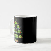 Mug Lumières de Noël Santa Tree Frog Arbre de Noël Pre (Devant gauche)