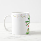Mug Lumières de Noël tropicale Aquarelle (Gauche)