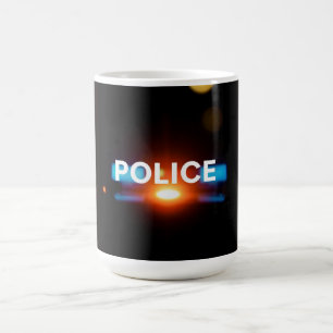 Mug Lumières de Police – Conception d'urgence clignota