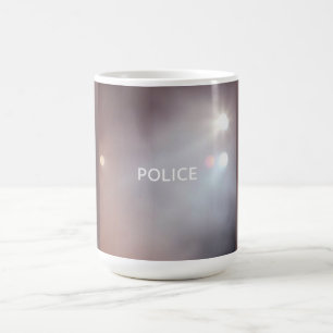 Mug Lumières de Police – Conception d'urgence nocturne