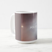 Mug Lumières de Police – Conception d'urgence nocturne (Devant gauche)