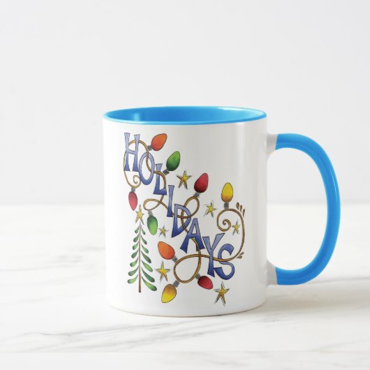 Mug Lumières de vacances (Droite)