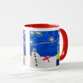 Mug Lumières de vacances (Devant droit)