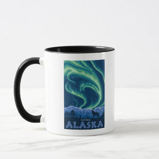 Mug Lumières du Nord - Katmai, Alaska (Gauche)