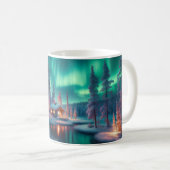 Mug Lumières du Nord Paysage (Devant droit)