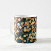 Mug lumières fond abstrait, arrière - plan, noir, flou (Devant gauche)