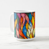 Mug Lumina Bloom: Spectrum in Motion (Devant gauche)