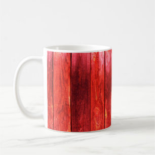Mug Lumineuse texture de la planche murale en bois rou