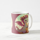 Mug Luminexa (Un dragon plein de poutres solaires) (Devant droit)