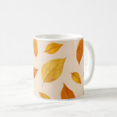 Mug Luminosité d'automne doré | Feuilles d'automne élé (Devant droit)