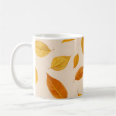 Mug Luminosité d'automne doré | Feuilles d'automne élé (Gauche)