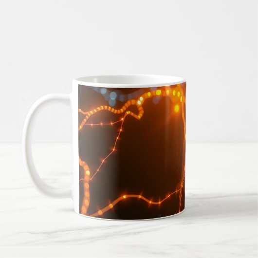 Mug Luminosité neurale : Voies électriques de la lumiè (Gauche)