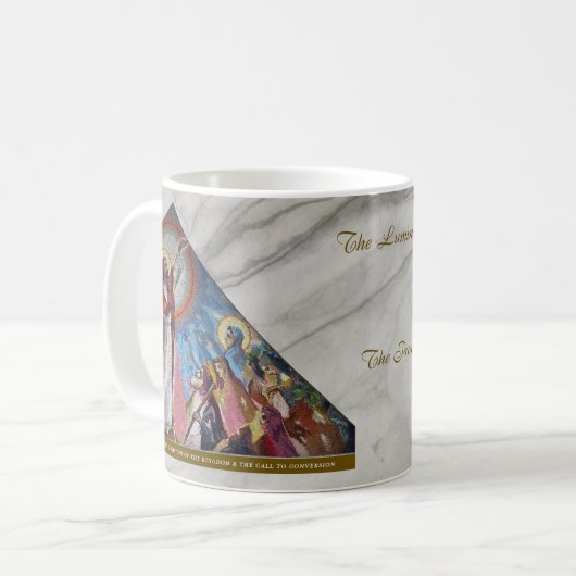 Mug Luminous Rosary Mysteries Item #3: Proclamation (Devant gauche)