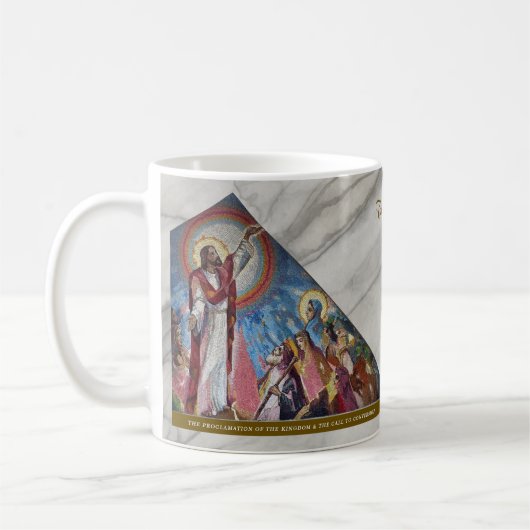 Mug Luminous Rosary Mysteries Item #3: Proclamation (Gauche)