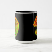 Mug Luminous Thermal Layered 3D Abstract Geometry (Centre)