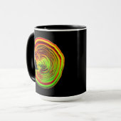 Mug Luminous Thermal Layered 3D Abstract Geometry (Devant gauche)