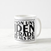 Mug L'un de nous deux est juste plus bête que moi 01 (Devant droit)