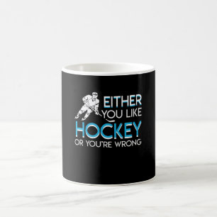 Mug L'un ou l'autre vous aimez l'amant d'hockey que