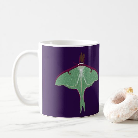Mug Luna Moth (Avec donut)