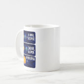 Mug Lunaire Eclipse Solaire Apocalypse Astrologie M (Devant gauche)