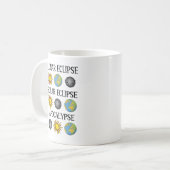 Mug Lunaire Eclipse Solaire Eclipse Apocalypse Espace (Devant gauche)