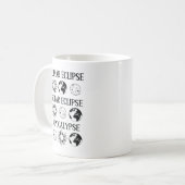 Mug Lunaire Eclipse Solaire Eclipse Apocalypse Espace (Devant gauche)