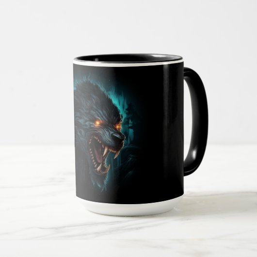Mug Lunar Glow in a Werewolf Cup (Devant droit)