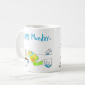 Mug Lundi 2 comiques (Devant gauche)