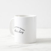 Mug Lundi de maman maniaque, design drôle et moderne d (Devant gauche)