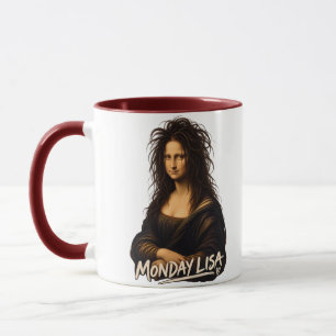 Mug Lundi Lisa Drôle Renaissance Art