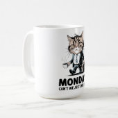 Mug Lundi Mood Office Chat (Devant gauche)