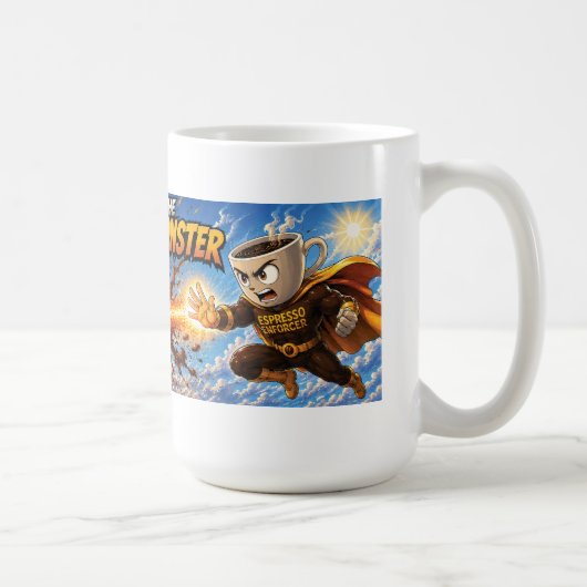 Mug Lundi panoramique monstre – Enforcer d'espresso (Droite)